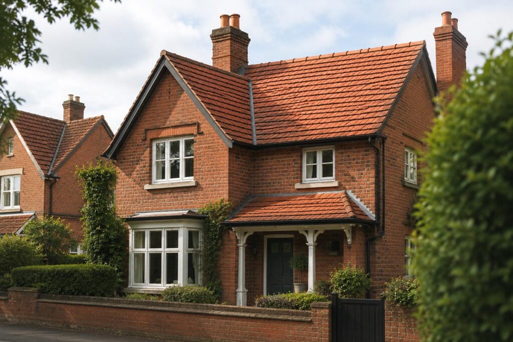Clay roof tiles