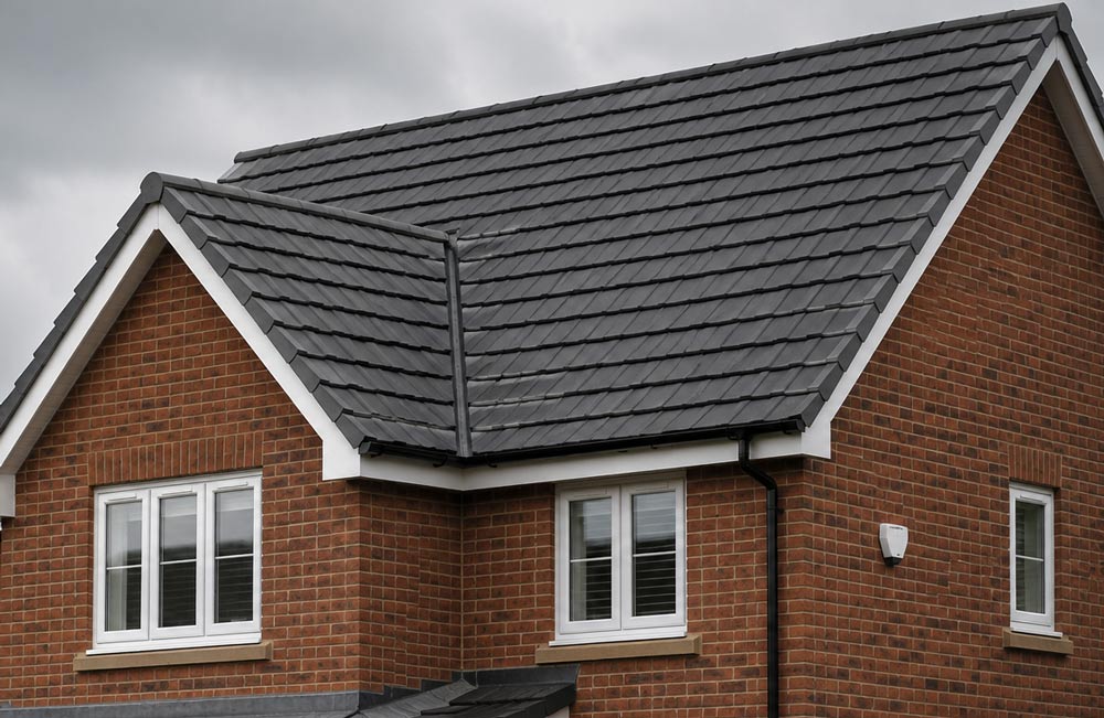 Concrete roof tiles 
